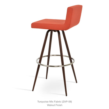 Dallas Max Swivel Stools Fabric by SohoConcept - New