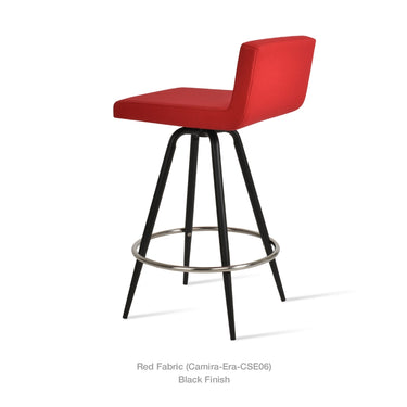 Dallas Max Swivel Stools Fabric by SohoConcept - New