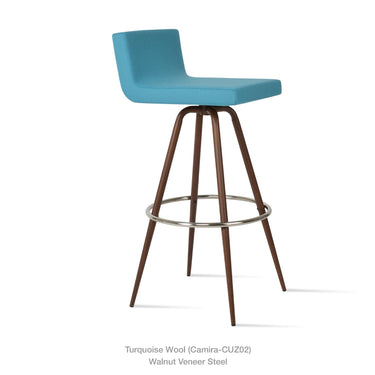 Dallas Max Swivel Stools Fabric by SohoConcept - New