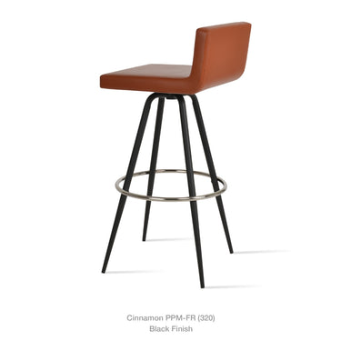 Dallas Max Swivel Stools Leather by SohoConcept - New