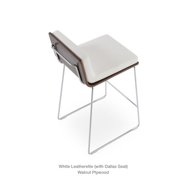 Dallas PL Wire Stools Leather by SohoConcept - New