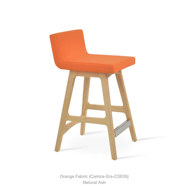 Dallas PR Wood Stools Fabric by SohoConcept - New