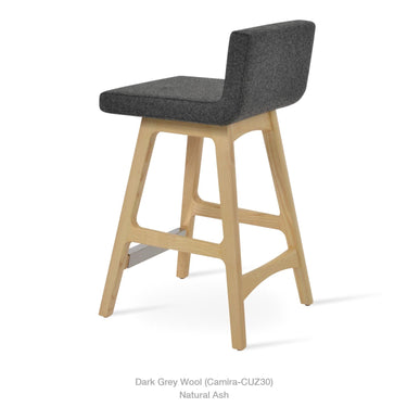 Dallas PR Wood Stools Fabric by SohoConcept - New