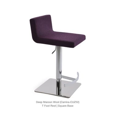 Dallas Piston T Footrest Stools Fabric by SohoConcept - New