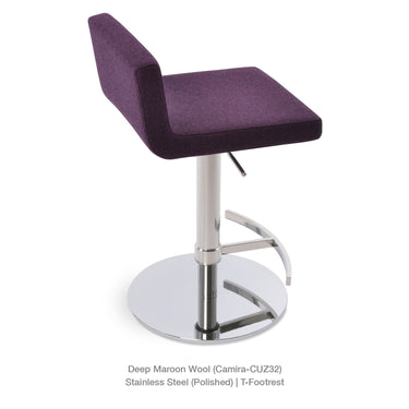 Dallas Piston T Footrest Stools Fabric by SohoConcept - New