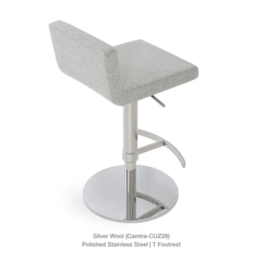 Dallas Piston T Footrest Stools Fabric by SohoConcept - New