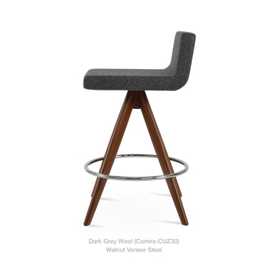 Dallas Pyramid MW Swivel Stools Fabric by SohoConcept - New