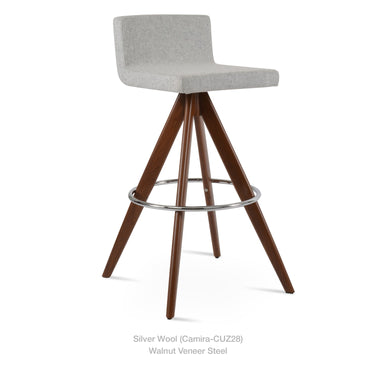 Dallas Pyramid MW Swivel Stools Fabric by SohoConcept - New