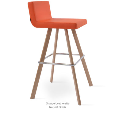 Dallas Sword Stools Leather by SohoConcept - New