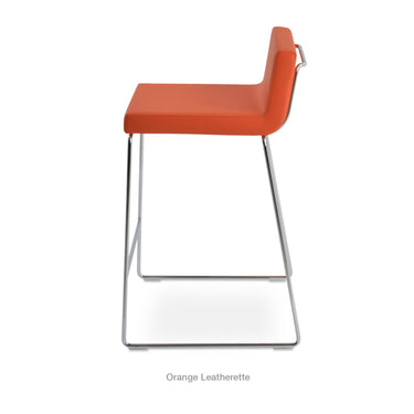 Dallas Wire Stools Leather by SohoConcept - New