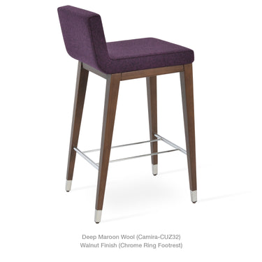 Dallas Wood Stools Fabric by SohoConcept - New