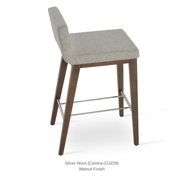 Dallas Wood Stools Fabric by SohoConcept - New