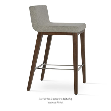 Dallas Wood Stools Fabric by SohoConcept - New