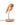 Daqiconcept Bird LED Dimmable Table Lamp - Burnt Brick BR01BBL on a modern white desk
