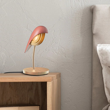 Daqiconcept Bird LED Dimmable Table Lamp - Burnt Brick BR01BBL with adjustable brightness for reading or ambiance
