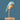 Modern white desk with the Daqiconcept Bird LED Dimmable Desk Lamp - Aqua Blue
