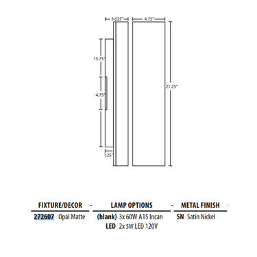 Besa Lighting Darci 21 LED Wall Sconce