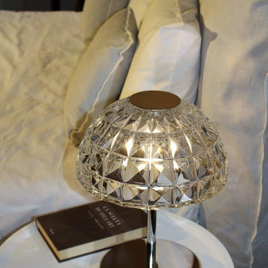 Deco Bohemia Crystal LED Table Lamp | Bedroom Light