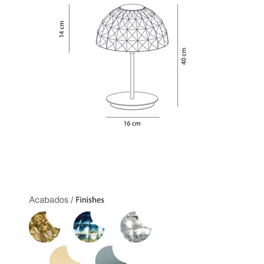 Deco Bohemia Crystal LED Table Lamp | Conteporary Light