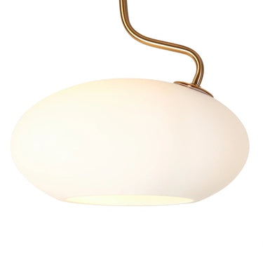 Deglupta Gold Chandelier, 3 Globes, Modern Style 