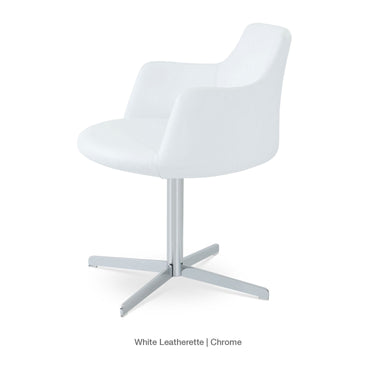 Dervish 4 Star Swivel Chair Leather by SohoConcept - New