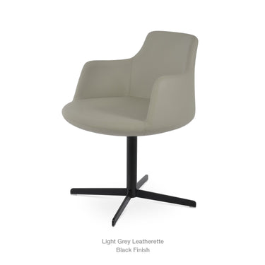 Dervish 4 Star Swivel Chair Leather by SohoConcept - New