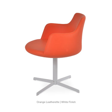 Dervish 4 Star Swivel Chair Leather by SohoConcept - New
