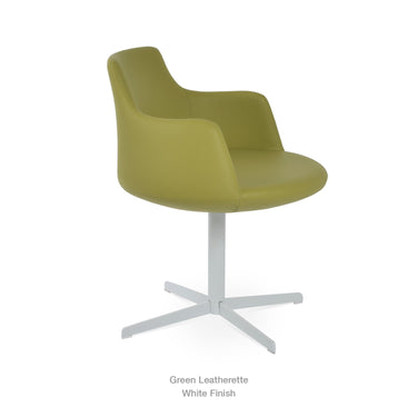 Dervish 4 Star Swivel Chair Leather by SohoConcept - New