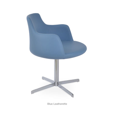 Dervish 4 Star Swivel Chair Leather by SohoConcept - New