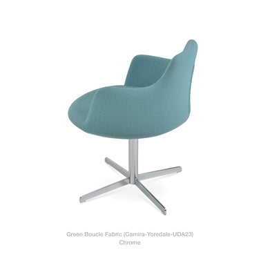 Dervish 4 Star Swivel Chair Fabric by SohoConcept - New