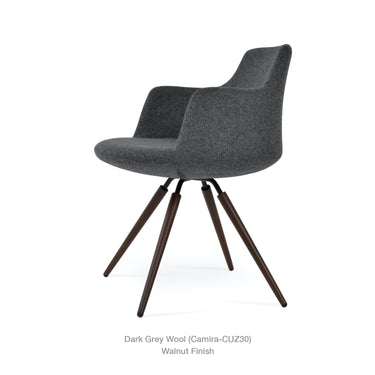 Dervish Carrot Swivel Chair Fabric by SohoConcept - New