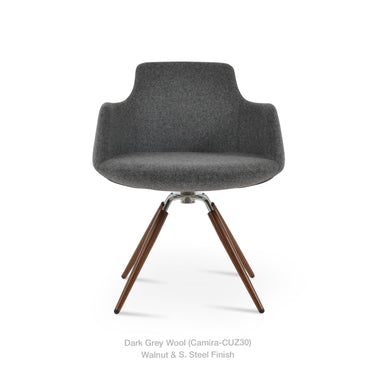 Dervish Carrot Swivel Chair Fabric by SohoConcept - New