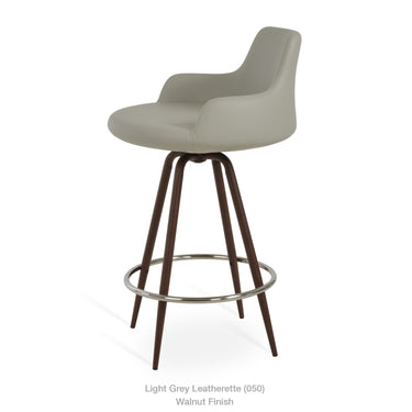 Dervish Max Swivel Stools Leather by SohoConcept - New