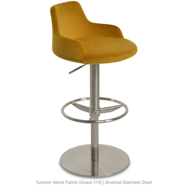 Dervish Piston Full Footrest Stools Fabric by SohoConcept - New