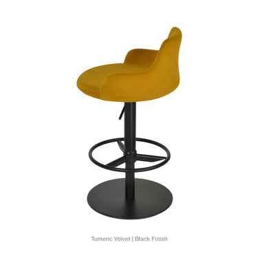 Dervish Piston Full Footrest Stools Fabric by SohoConcept - New