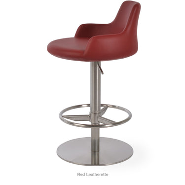 Dervish Piston Full Footrest Stools Leather by SohoConcept - New