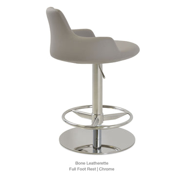 Dervish Piston Full Footrest Stools Leather by SohoConcept - New