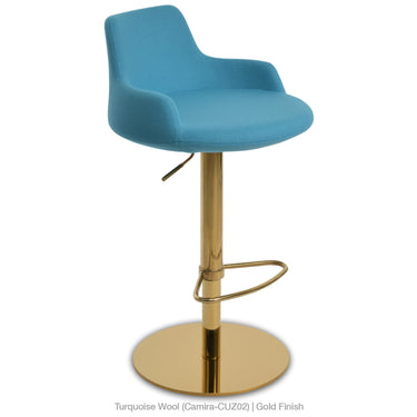 Dervish Piston Half Footrest Stools Fabric by SohoConcept - New