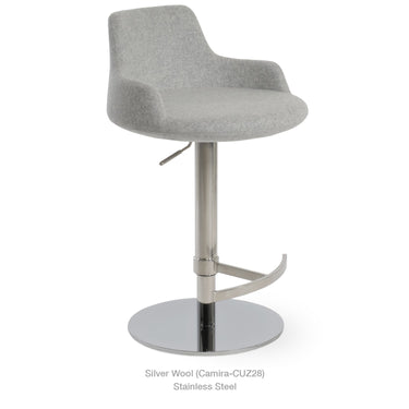 Dervish Piston T Footrest Stools Fabric by SohoConcept - New