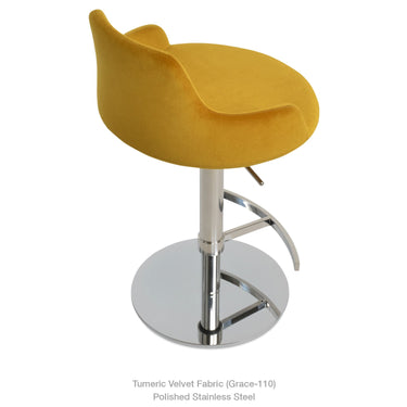 Dervish Piston T Footrest Stools Fabric by SohoConcept - New