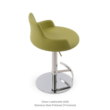 Dervish Piston T Footrest Stools Leather by SohoConcept - New