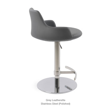 Dervish Piston T Footrest Stools Leather by SohoConcept - New