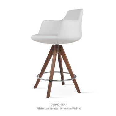 Dervish Pyramid Stools Leather by SohoConcept - New