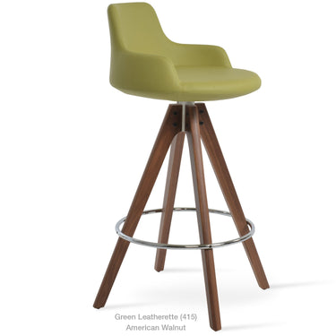 Dervish Pyramid Stools Leather by SohoConcept - New