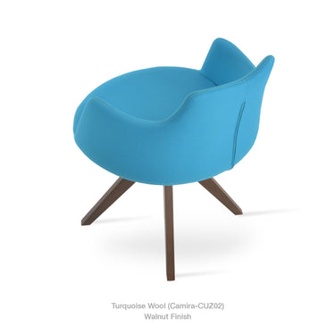Dervish Pyramid Swivel Chair Fabric by SohoConcept - New