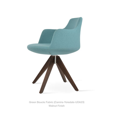 Dervish Pyramid Swivel Chair Fabric by SohoConcept - New