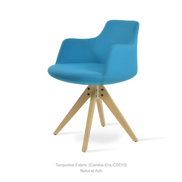 Dervish Pyramid Swivel Chair Fabric by SohoConcept - New