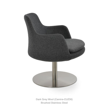 Dervish Round Swivel Lounge Chair by SohoConcept - New