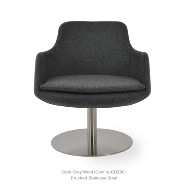 Dervish Round Swivel Lounge Chair by SohoConcept - New