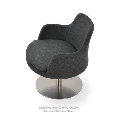 Dervish Round Swivel Lounge Chair by SohoConcept - New